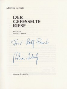 Martin Schulz sein Buch